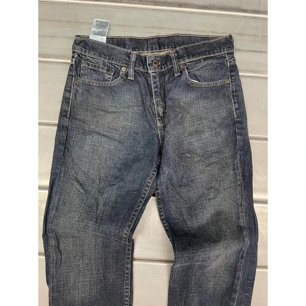 Levis 511 Jeans Mens 29X32 Blue Dark‎ Wash Denim Slim Straight Leg